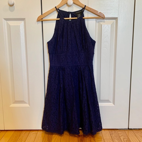 COPY - Navy Dress (Lace overlay) - Picture 2 of 5